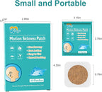 40ct Motion Sickness Patches Non Drowsy – Sea Sickness Patches for Cruise, Car, Airplane, and Other Travel – Waterproof Patch Hidden Behind Ear – Effect Lasts 72 Hours