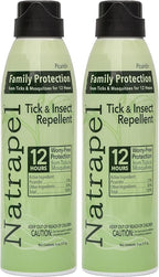Natrapel Tick & Insect Repellent Eco-Spray - Bug Spray with 20% Picaridin - Family Protection Against Mosquitoes, Ticks & More - Up to 12 Hours of Protection - 6 oz (2 Pack)