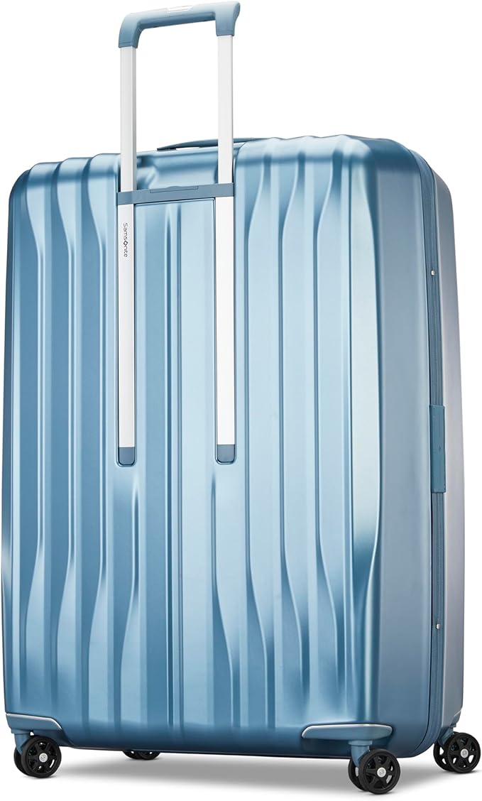 Samsonite UpLIFT X-Large Checked Hardside Luggage with Spinner Wheels - Airline-Approved, TSA Lock, Adjustable Handle System - Polycarbonate Hard Suitcase for Ultra Lightweight Travel - Elemental Blue