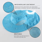 Home Prefer Outdoor UPF50+ Sun Hat Wide Brim Mesh Fishing Hat with Neck Flap