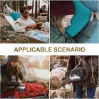 Ivellow Memory Foam Travel Pillow Compressible Camping Pillow for Sleeping Shredded Memory Foam Pillow Compact Firm Supportive Small Pillow for Adults Kids Outdoor Backpacking Hiking Essential Gear-M