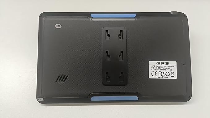 GPS Navigator for Car Truck RV - 9 Inch HD Navigation System with 2025 Maps, Free Lifetime Updates, Custom Truck Routing (Blue)