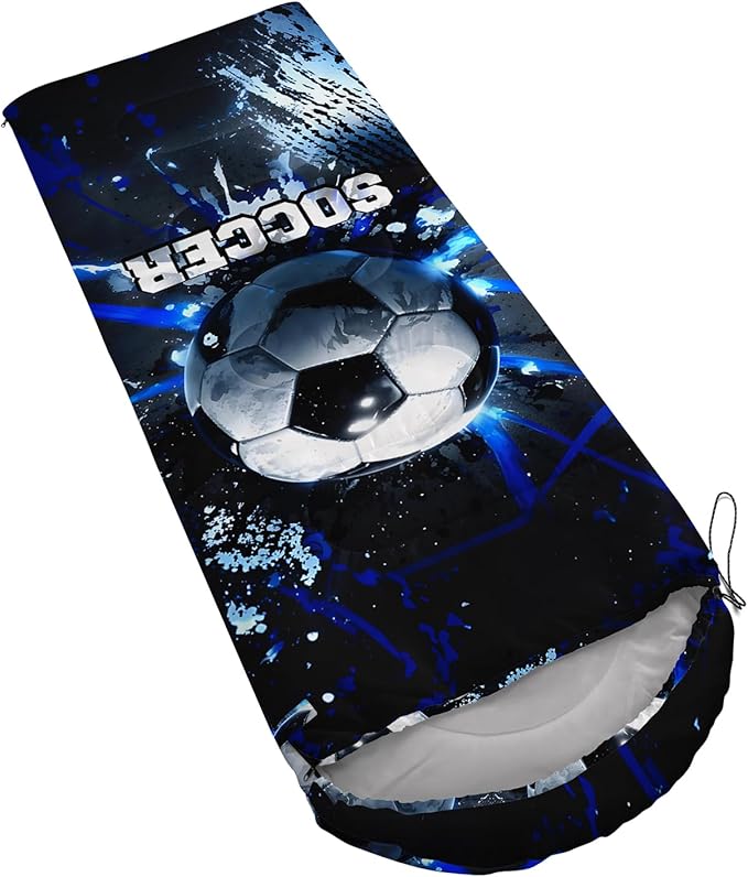 QOOMO Animals Camping Sleeping Bags,3 Season Warm & Cool Weather,Lightweight,Waterproof Sleeping Bags for Adults & Kids,Traveling,and Outdoors,Camping Gear Equipment