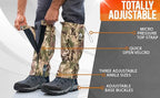 Pike Trail Adjustable Leg Gaiters - Lightweight, Waterproof - Leg Guards for Men & Women - Hiking Essentials Ideal for Hunting, Trekking & Fishing - 1 Pair