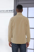 Men's Casual Quarter Zip Pullover Golf Windbreakers Athletic Lightweight Jacket Hiking Running Sweatshirt with Pockets