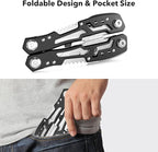 10 Pcs14-In-1 Multitool - Multi-functional Stainless Steel Pocket Knife for Men, Perfect for Outdoor, Home, and Auto Repair