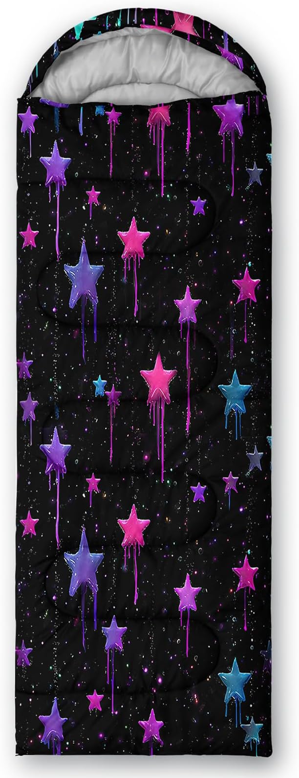 QOOMO Animals Camping Sleeping Bags,3 Season Warm & Cool Weather,Lightweight,Waterproof Sleeping Bags for Adults & Kids,Traveling,and Outdoors,Camping Gear Equipment