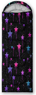 QOOMO Animals Camping Sleeping Bags,3 Season Warm & Cool Weather,Lightweight,Waterproof Sleeping Bags for Adults & Kids,Traveling,and Outdoors,Camping Gear Equipment