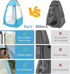 Pop Up Tent, Clear Outdoor Tents Sports Fishing, Rainproof and Windproof Beach Camping, Lightweight and Sturdy, Easy Set Up, UPF 50+ Portable Folding 39" x 64"