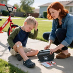 First Aid Kit 196 Piece Waterproof Hard Shell Eva Portable Survival Kit for Home, Camping, Cars, Hiking, Travel, Outdoor, Adventure Emergency Medical Kits (Black)