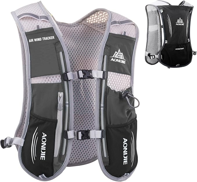 Azarxis Hydration Running Vest Backpack Pack 5L 5.5L for Women and Men Jogging Trail Race Marathon Cycling Hiking