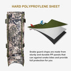 LUCKY CLOVER Snake Gaiters: Waterproof Snake Guards Bite Protection for Lower Legs, Snake Proof Gaiters Fit for Men & Women