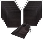 12 Pack Shoe Bags for Travel Non-Woven with Rope for Men and Women Large Shoes Pouch Storage Packing Organizers