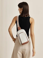 CLUCI Crossbody Bags for Women Men,Leather Sling Bag Cross Body Backpack for Woman Gifts for Women Birthday Unique