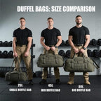 Miramrax Travel Duffle Bag Backpack for Men - Large Tactical Bags Weekender Gym Bag for Overnight Traveling Military Workout Deployment Sports (Green, 45L)