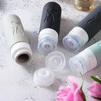 TSA Approved 3oz Leakproof Travel Bottles for Toiletries, Refillable Containers for Shampoo Conditioner Lotion Body Wash(Multicolored A)