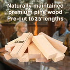 3.5" Lengths Mini Fire Sticks Wood,Pine Kiln Dried Firewood,Small Barkless Kindling Logs,Solo Stove Accessories Prefect for Solo Stove Mesa,Tabletop Fire Pit,Pizza Oven,4 Lbs