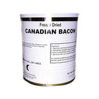 Freeze Dried Canadian Bacon Can | Jarred and Packed Emergency Food Supply | Hunting, Survival, Camping, Backpacking Long Term Food Storage 25+ years shelf life | Easy Prep Survival Food 10 Size Cans (Canadian Bacon)