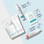 Travel Essentials | Hygiene Kit | Travel Toiletry Kit | Travel Size | Spray Hand Sanitizer Tangerine Coriander Scent | Surface Wipes | Individual Travel Wipes | Surface Cleaner | With Essential Oils