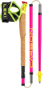 LEKI Ultratrail FX.One Carbon Collapsible Lightweight Trekking Poles for Hiking & Trail Running