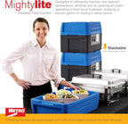 Metro Mightylite ML180XL Top Load Insulated Food Carrier - Professional-Grade Multipurpose Pan Carrier, Insulated Cooler and Food Warmer with Extra Capacity Lid - 45 qt or 5 Pan Capacity