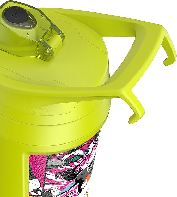 Under Armour 32 oz Insulated Water Bottles - Sports Water Jug with Handle, Fence Hook, Leak Resistant for Baseball, Football & More, 32 oz Water Bottles, Sports Water Bottle Insulated