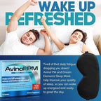 Extra Strength and Dream Elements Sleep Mask | All-in-One Natural Sleep Aid (30 ct) - 100% Pure Mulberry Silk Eye Mask (with Foam Ear Plugs & Anti Snoring Nose Clip) (2 Items)