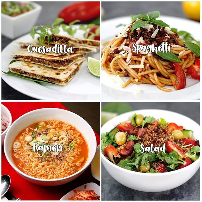 Meat Shredz - Premium Dried Pulled Pork (Sriracha Flavor, 4 Pack) | Gluten Free | High Protein & Low Sugar | Bacon Bits | Dehydrated Backpacking & Camping Food | Shredded, Dried Jerky Chew Snack