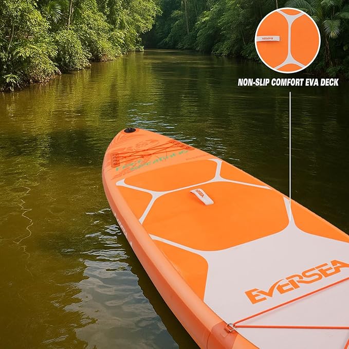 Inflatable Stand-Up Paddle Boards – Available 32"/33"/34" Widths Inflatable Paddle Board with SUP Accessories, Camera Mount, Basic All-Around SUP Board for All Skill Levels, Up to 450lbs