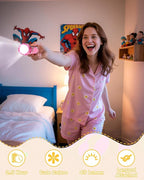 EverBrite 4-Pack Mini LED Aluminum Flashlight Party Favors Colors Assorted for Hurricane Supplies with Handle Glow in Dark