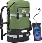 STOVER 5/10/25/30/40/55L Waterproof Backpack- Floating Dry Bag for Kayaking, Travel, Beach, Hiking, & Camping, Men/Women