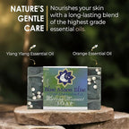 Murphy Moment All Natural Bar Soap, Premium Lavender, Orange and Ylang Ylang Essential Oils, Organic Ingredients, Handmade in the USA, Moisturizing and Therapeutic for Face/Body