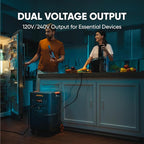 Jackery Solar Generator 5000 Plus Portable Power Station with AC Cable, 5000Wh LiFePO4, 7200W 120V/240V AC Output, Expandable to 60kWh, Essential Home Backup for Power Outages (Solar Panel Optional)