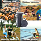 Upgraded Portable Folding Stool, Camping Retractable Seat for Adults Outdoor, Travel, Barbecue, Fishing, Waiting in Line Lightweight Chair 2023 Second Generation