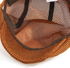 2 Pack Men's Mesh Cap Breathable Summer Newsboy Hat Adjustable Beret Ivy Cap Irish Cabbie Driving Hunting Hats