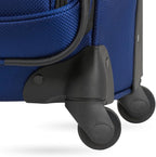 SWISSGEAR Sion Softside Expandable Spinner Luggage Durable Lightweight Travel Suitcase, Blue, 3-Piece Set (21/25/29)