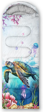 QOOMO Camping Sleeping Bags,3 Season Warm & Cool Weather,Lightweight,Waterproof Sleeping Bags for Adults & Kids,Traveling,and Outdoors,Camping Gear Equipment