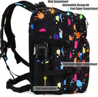 Military Tactical Backpack 45L Large Tactical Backpack for Men, Hiking Rucksack With Bottle Holder