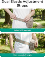 BAGSMART Fanny Packs for Women Cross Body, Lightweight Puffy Belt Bag with Multi Pockets Quilted Purse for Traveling Hiking Green
