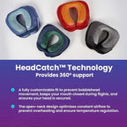 Cabeau Softest Neck Pillow for Travel – Evolution Earth Deluxe – 360° Head, Neck and Chin Support for Sleeping – Sustainable Memory Foam - Removable, Washable Cover with Compact Carrying Case (Terra)