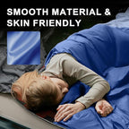 Ultralight Warm Weather Sleeping Bag - Portable, Waterproof, Compact Lightweight, Comfort with Compression Sack - Great for Outdoor Camping, Backpacking & Hiking