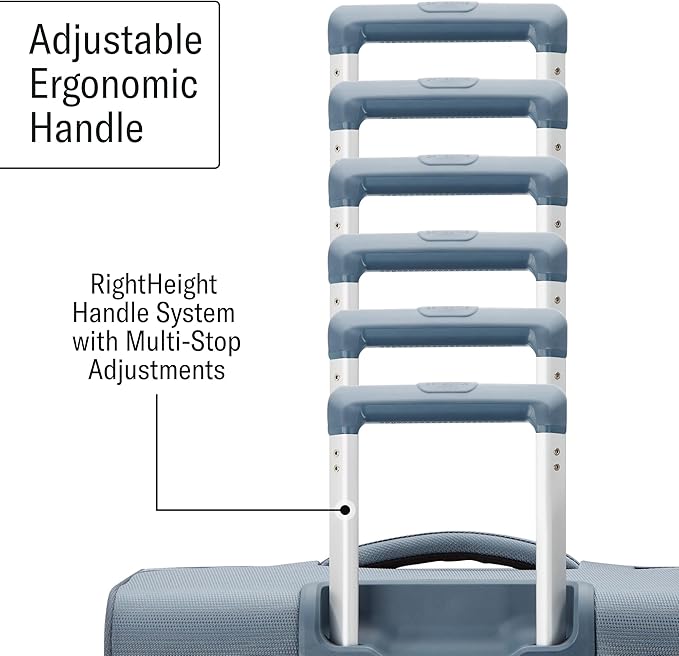 Samsonite UpLIFT Lightweight Medium Checked Softside Luggage with Spinner Wheels - Expandable - Airline-Approved, Polyester Soft Suitcase for Ultra Light Travel - Black