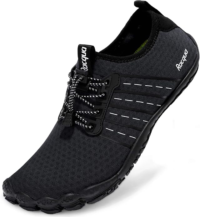Racqua Water Shoes Quick Dry Barefoot Beach Aqua Sport Swim Surf Pool Hiking Diving Walking for Men Women