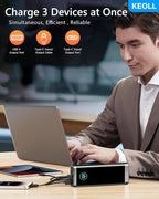 Portable Charger 40000mAh Power Bank, 22.5W Fast Charging Battery Pack with Built-in USB-C Cable, Ultra-High Capacity Portable Phone Charger Powerbank for iPhone 16 15 14 13/ Galaxy S24 S22- 1 Pack