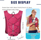 Running Vest for Women & Men, Lightweight 150g Hydration Backpack, 6L Pack for Trail Running, Marathon, Hiking, Cycling, Jogging, Adjustable Fit
