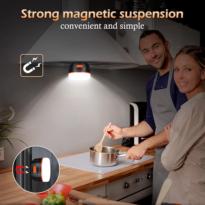 Sinvitron LED Camping Lantern Rechargeable with Remote Control - 1000LM 150H Runtime Tent Light, 5200mAh Water-Resistant Emergency Light for Hurricane Power Outages, Hiking Home