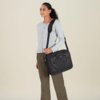 Amazon Basics 17.3-Inch Laptop Shoulder Bag, Fits Dell, HP, ASUS, Lenovo, MacBook Pro and more, Black