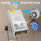 DC 36V 33.3A 1200W Power Supply, 110V AC to DC 36V Converter 1200w Switch Power Supply Transformer for Winch, Car Jack, LCD Monitor, CCTV, Car Stereo and More