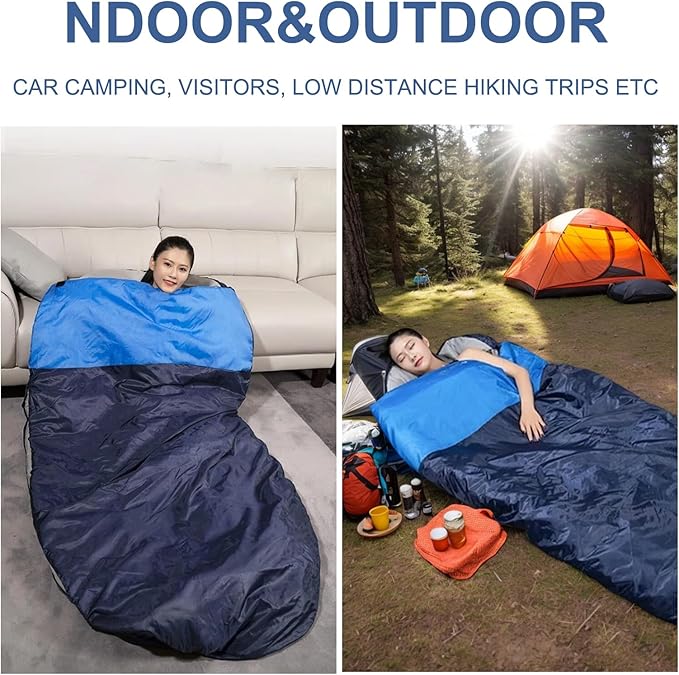 oaskys Egg-Shaped Sleeping Bag for Adults - All Season Warm & Cool Weather - Lightweight Waterproof for Adults Kids - Compact Camping Essentials Gear Accessories Hiking Sleep