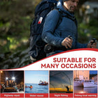 2PCS Boat Flares,Boat Flares Coast Guard Approved Marine,for Fishing Boats, Life Rafts & Emergency Signaling